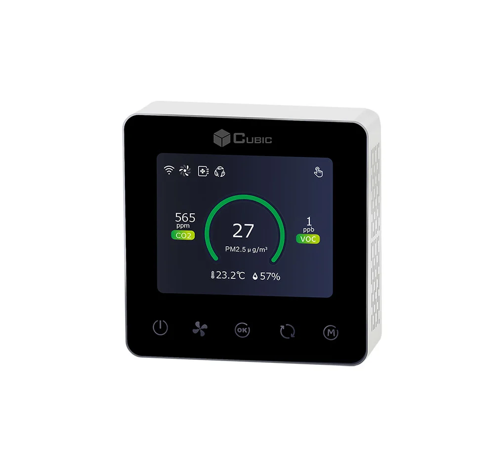 Wand montierter Hvac-Sender mit Display am6108b