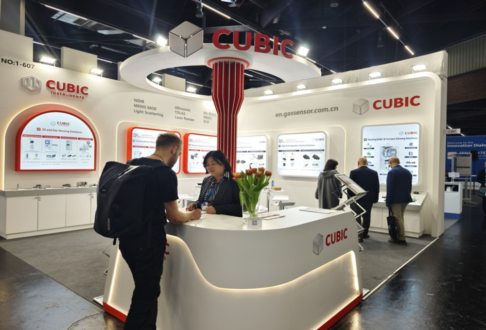 Cubic präsentierte auf der Sensor test ausstellung erfolgreich komplette Industry Sensing-Lösungen