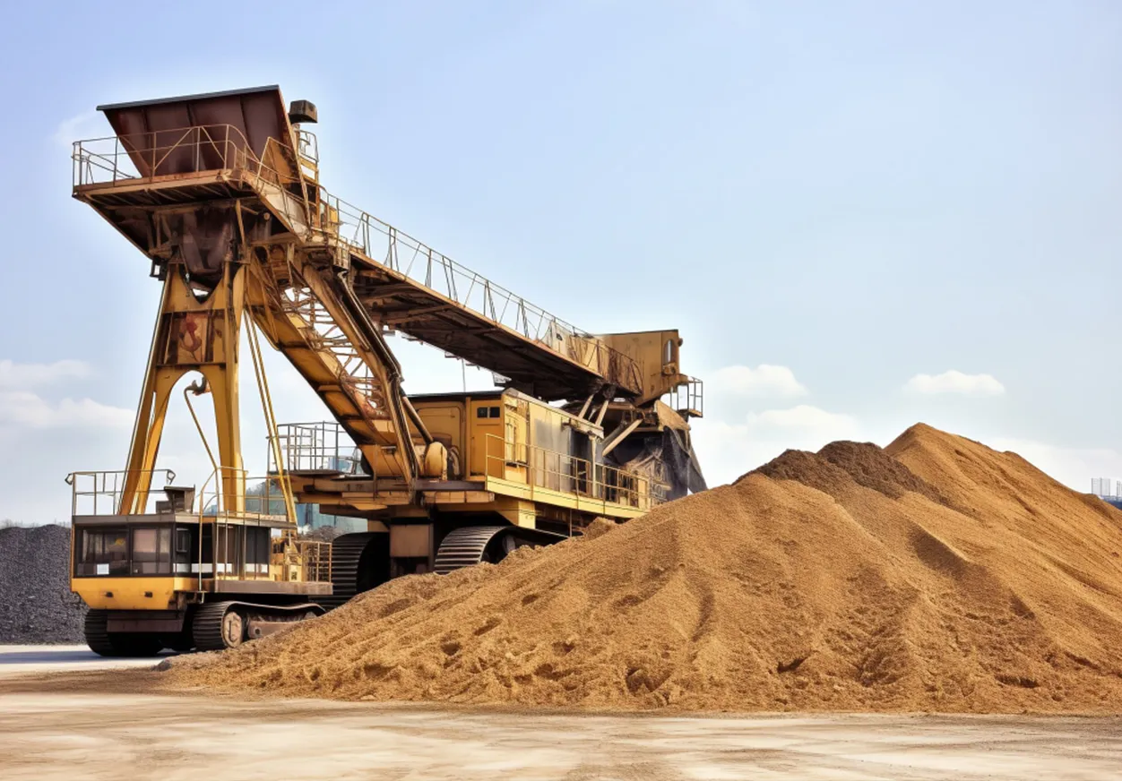 Partikel monitor in Industrie qualität bei der Überwachung von Bergst andor ten